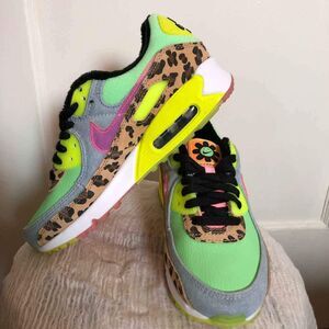 Nike Air Max 90 LX Dancefloor Illusion Sneakers Tennis Shoes Size Women 7.5
